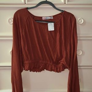 Free People Crop Long Sleeve